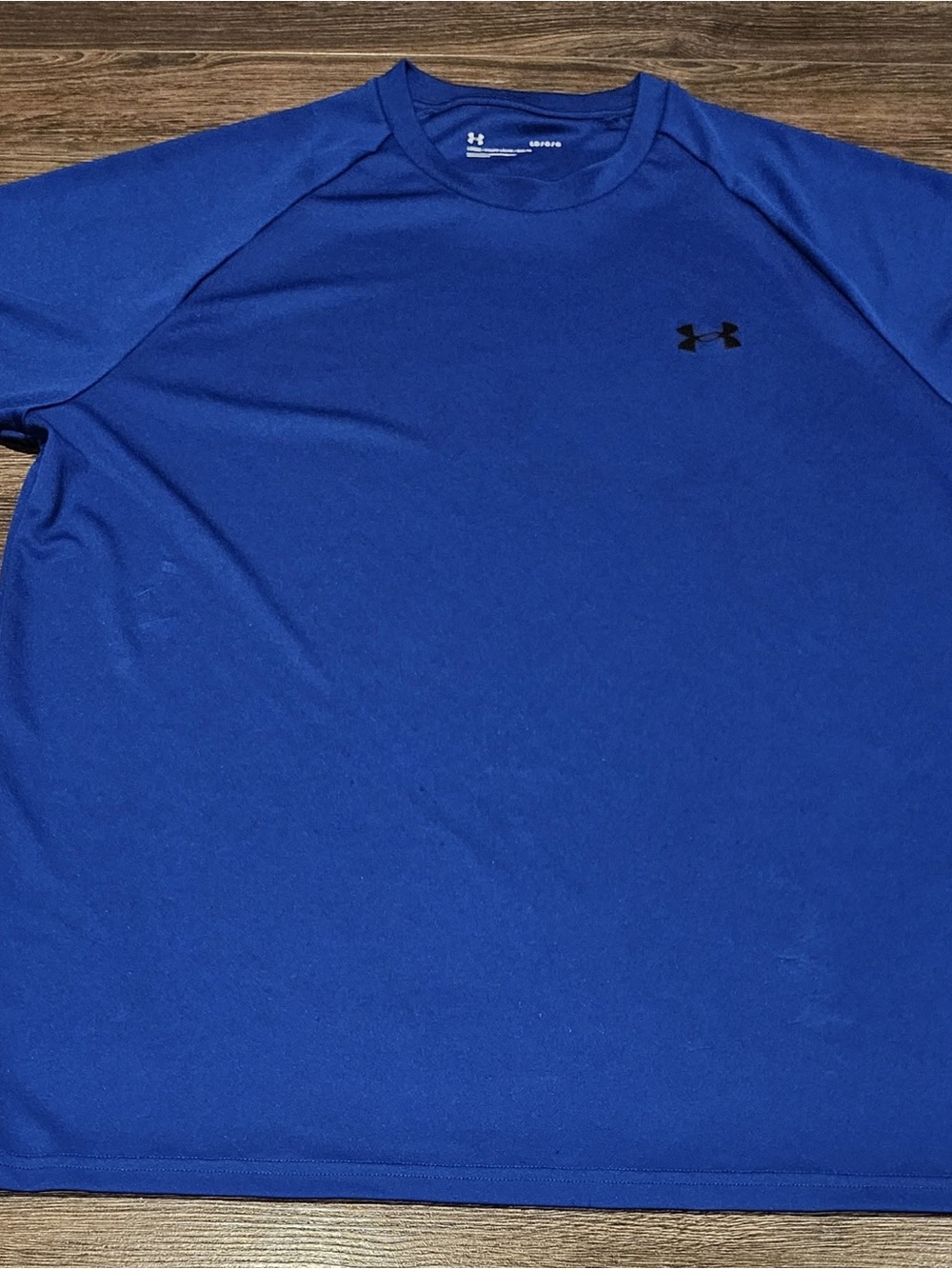 Men’s Under Armour Blue Performance Short Sleeve Shirt - Size L